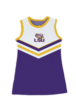 LSU Tigers Sleeveless A-Line Cheerleader Dress