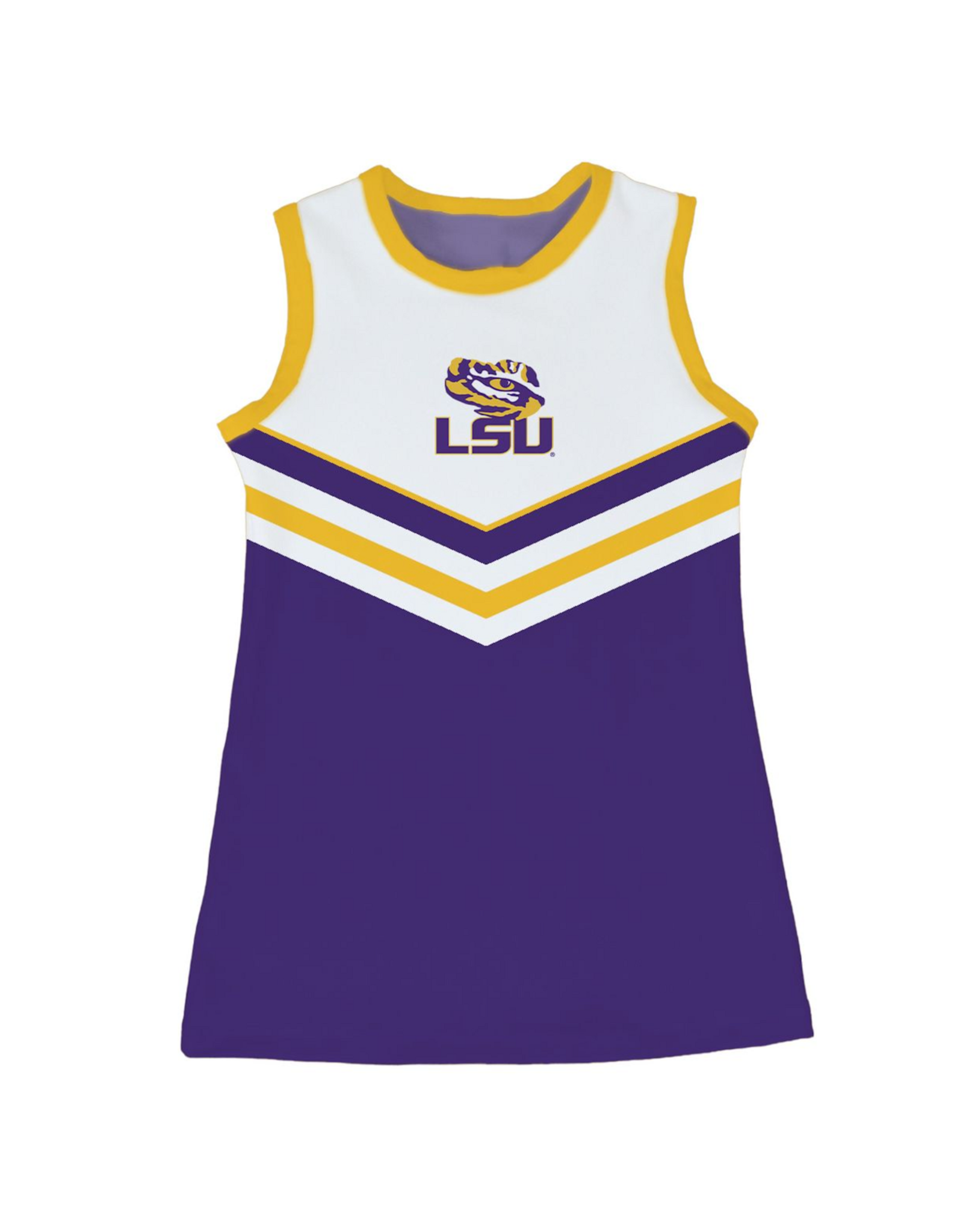 LSU Tigers Sleeveless A-Line Cheerleader Dress