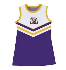 LSU Tigers Sleeveless A-Line Cheerleader Dress