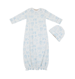 The Beaufort Bonnet Company Adorable Everyday Set - Sir Propers Sweet Arrival, Blue  0-3m