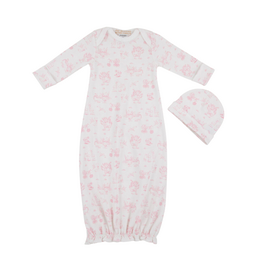 The Beaufort Bonnet Company Adorable Everyday Set - Sir Propers Sweet Arrival, Pink  0-3m