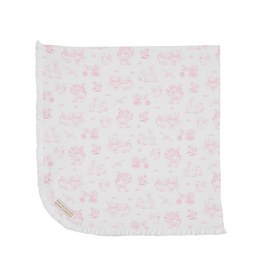 The Beaufort Bonnet Company Baby Buggy Blanket Sir Propers Sweet Arrival, Hamptons Hot Pink