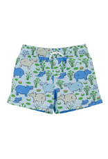 The Beaufort Bonnet Company Tortola Swim Trunks- Hippos