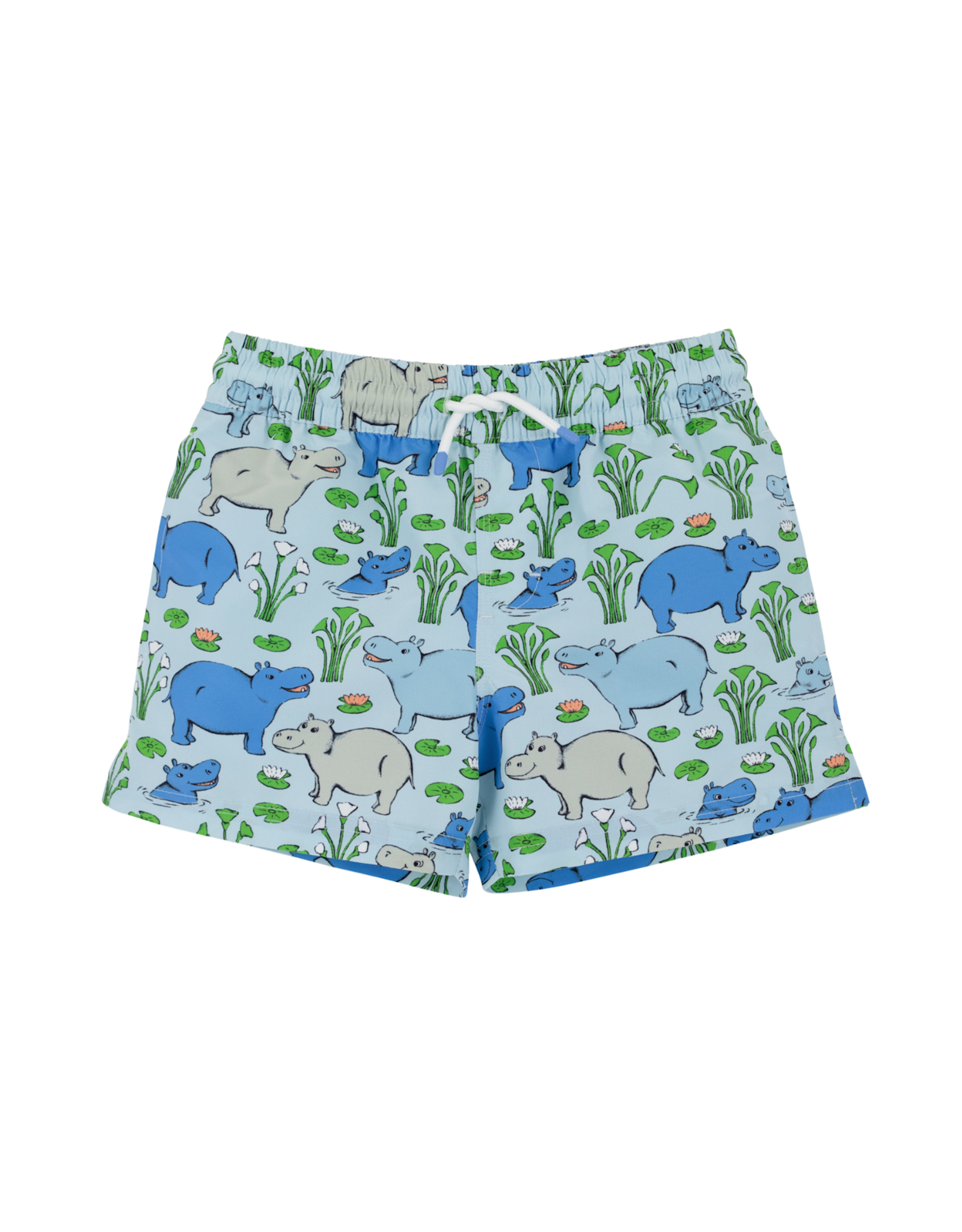 The Beaufort Bonnet Company Tortola Swim Trunks- Hippos