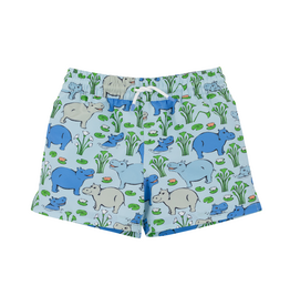 The Beaufort Bonnet Company Tortola Swim Trunks- Hippos