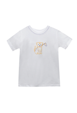 Southern Saturday Tiger w/ Flag White Tshirt