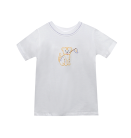 Southern Saturday Tiger w/ Flag White Tshirt