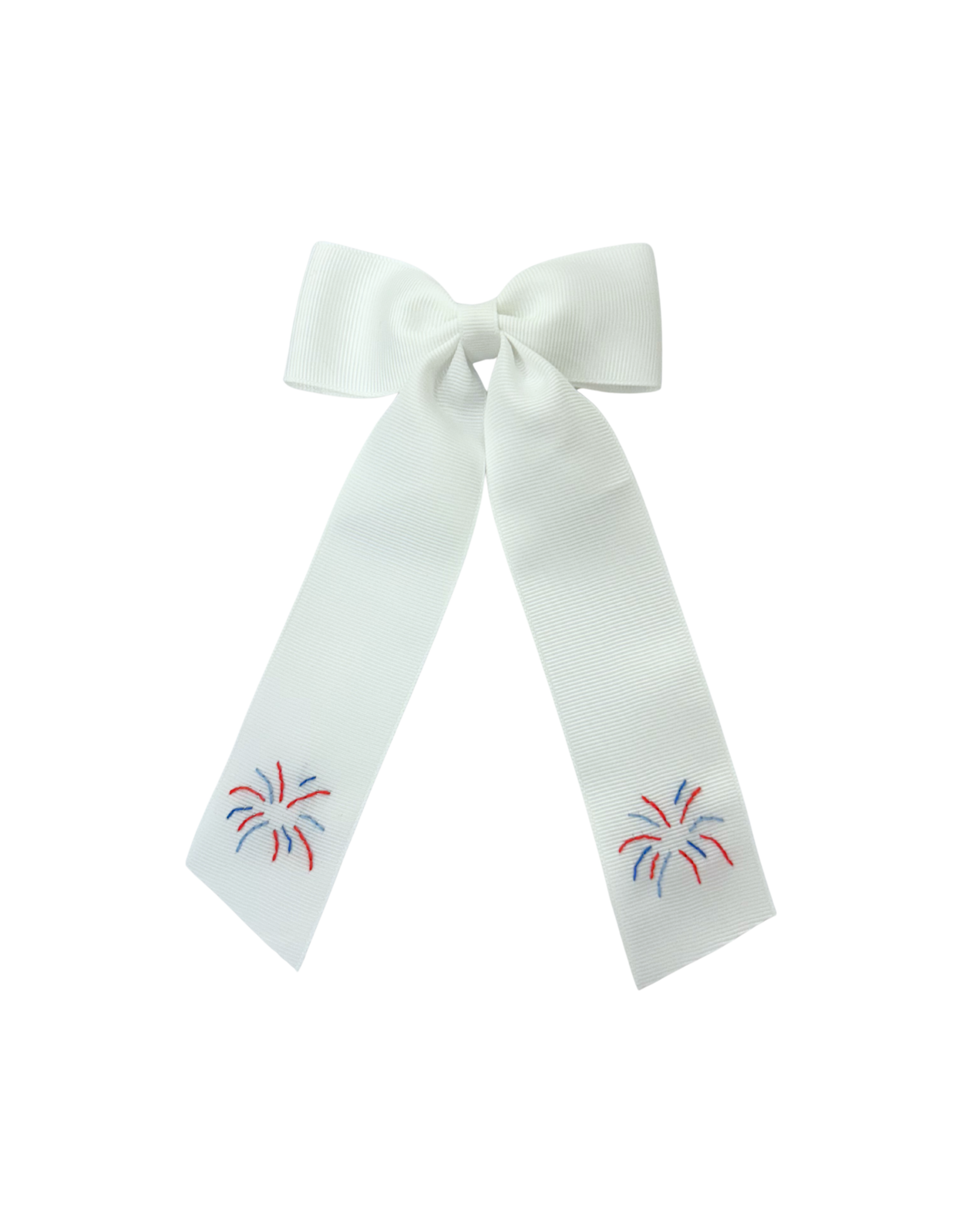 Hallie Sobie Co. Hand Stitched Bow, Fireworks