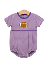 Trotter Street Kids Purple Stripe Football Boy Bubble