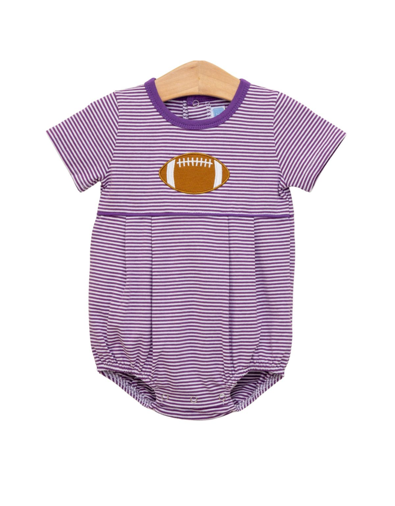 Trotter Street Kids Purple Stripe Football Boy Bubble