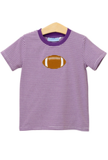 Trotter Street Kids Purple Stripe Football Shirt