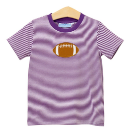 Trotter Street Kids Purple Stripe Football Shirt