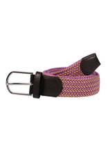 Properly Tied Country Club Stretch Belt, Purple and Gold