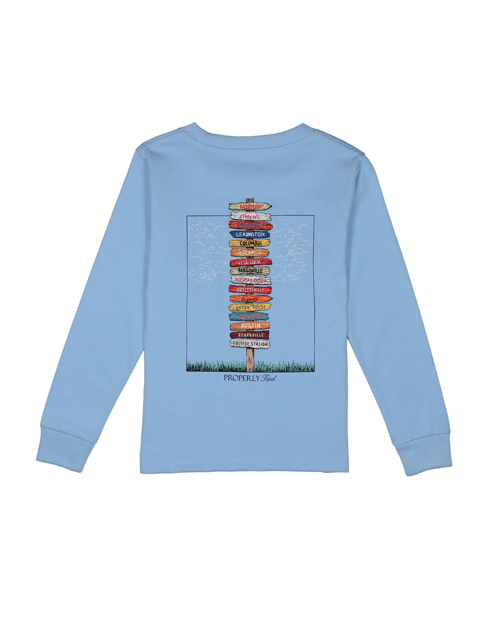 Properly Tied Southeastern Showdown Light Blue LS T-Shirt