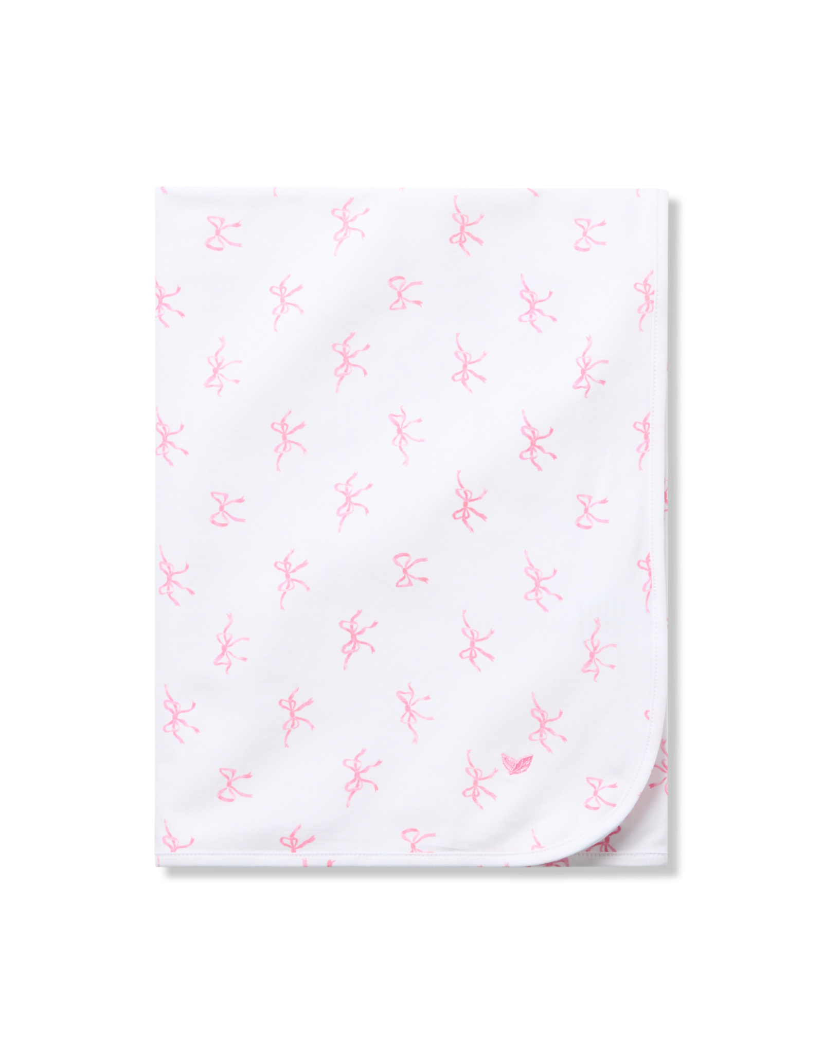 Petite Plume Blushing Bows Pima Blanket