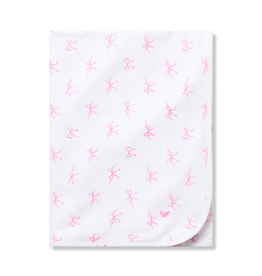 Petite Plume Blushing Bows Pima Blanket