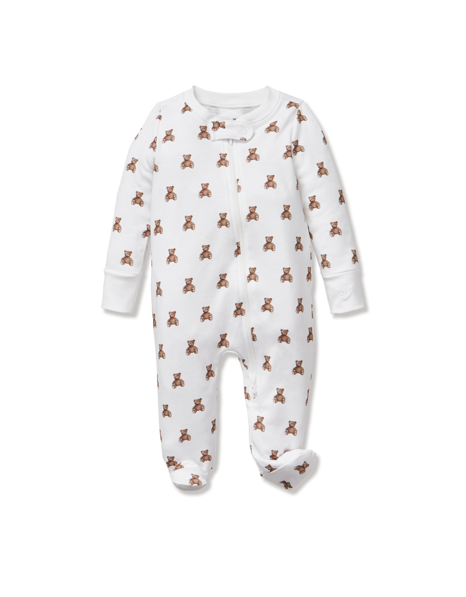 Petite Plume Infant Pima Romper, Teddy Tales