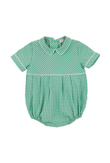 The Beaufort Bonnet Company Bradford Bubble - Gibson Island Green Gingham
