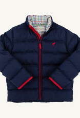 The Beaufort Bonnet Company Cooper Coat, Nantucket Navy/Richmond Red