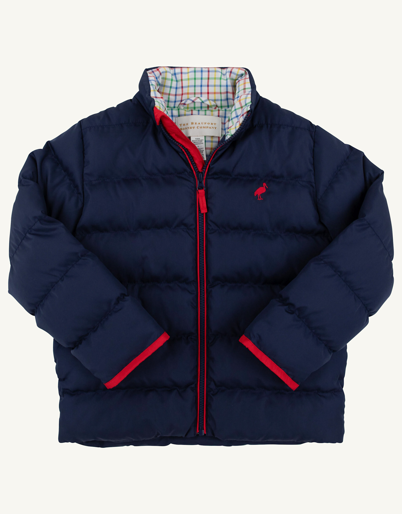 The Beaufort Bonnet Company Cooper Coat, Nantucket Navy/Richmond Red