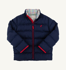The Beaufort Bonnet Company Cooper Coat, Nantucket Navy/Richmond Red