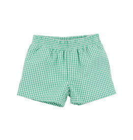 The Beaufort Bonnet Company Sheffield Shorts - Gibson Island Green Gingham
