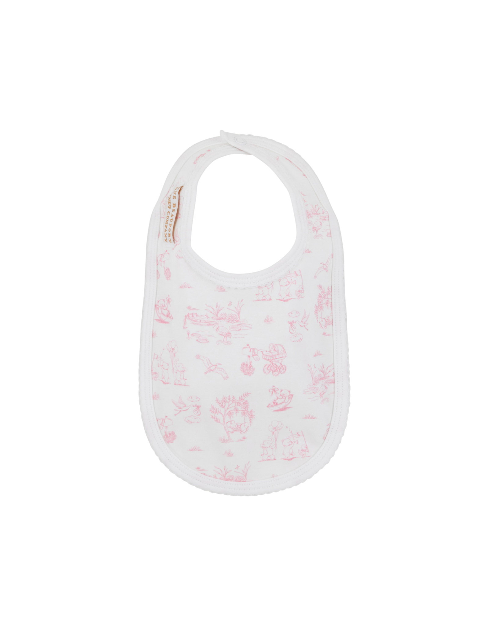 The Beaufort Bonnet Company Burp Me Bib - Sir Propers Sweet Arrival, Pink