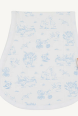 The Beaufort Bonnet Company Oopsie Daisy Burp Cloth Sir Proper's Sweet Arrival Blue