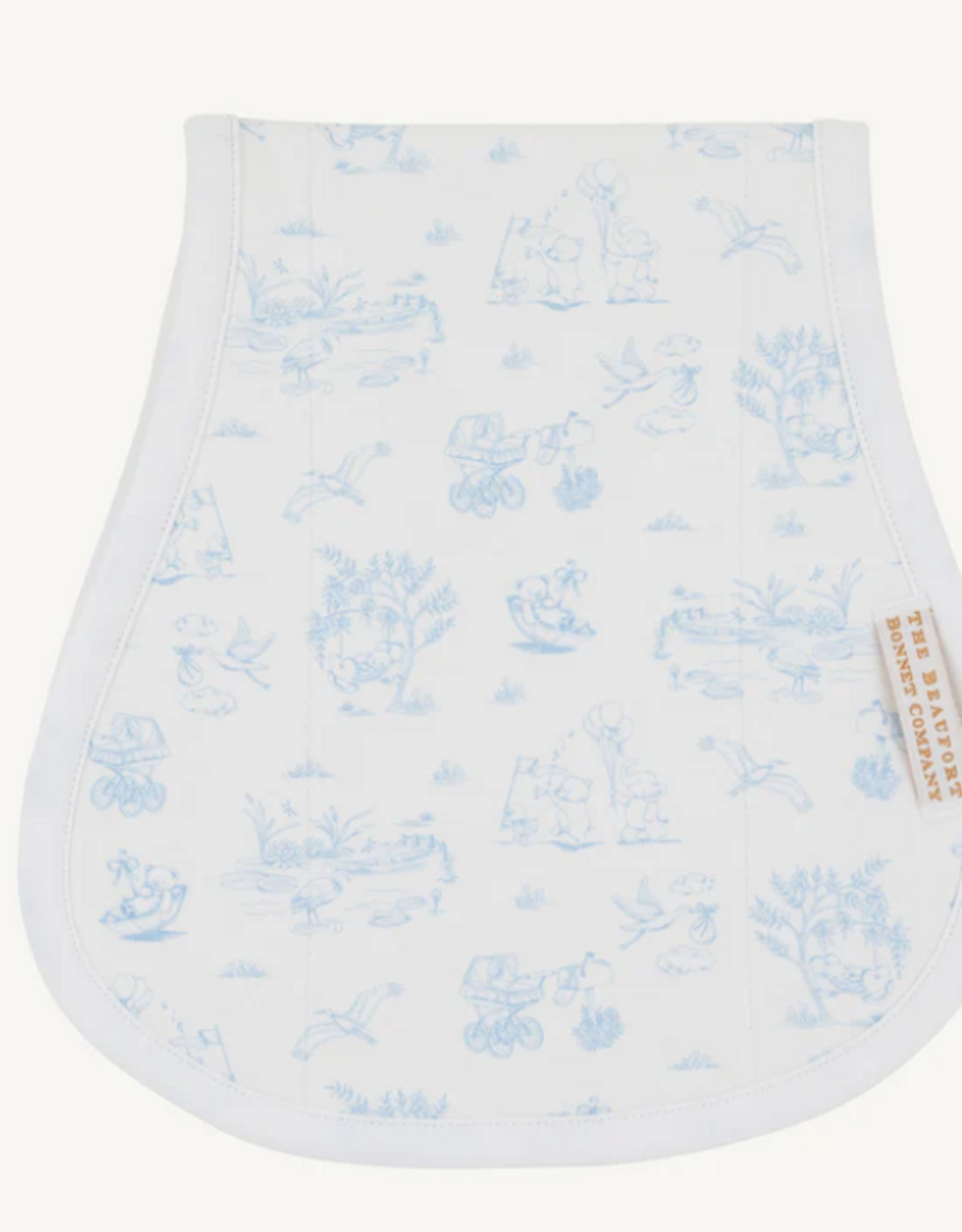 The Beaufort Bonnet Company Oopsie Daisy Burp Cloth Sir Proper's Sweet Arrival Blue