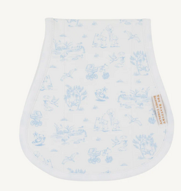 The Beaufort Bonnet Company Oopsie Daisy Burp Cloth Sir Proper's Sweet Arrival Blue