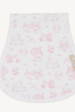The Beaufort Bonnet Company Oopsie Daisy Burp Cloth Sir Proper's Sweet Arrival Pink
