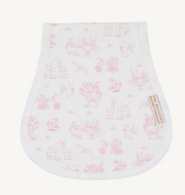 The Beaufort Bonnet Company Oopsie Daisy Burp Cloth Sir Proper's Sweet Arrival Pink