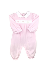 Petit Ami Pink Smocked Knit Longall