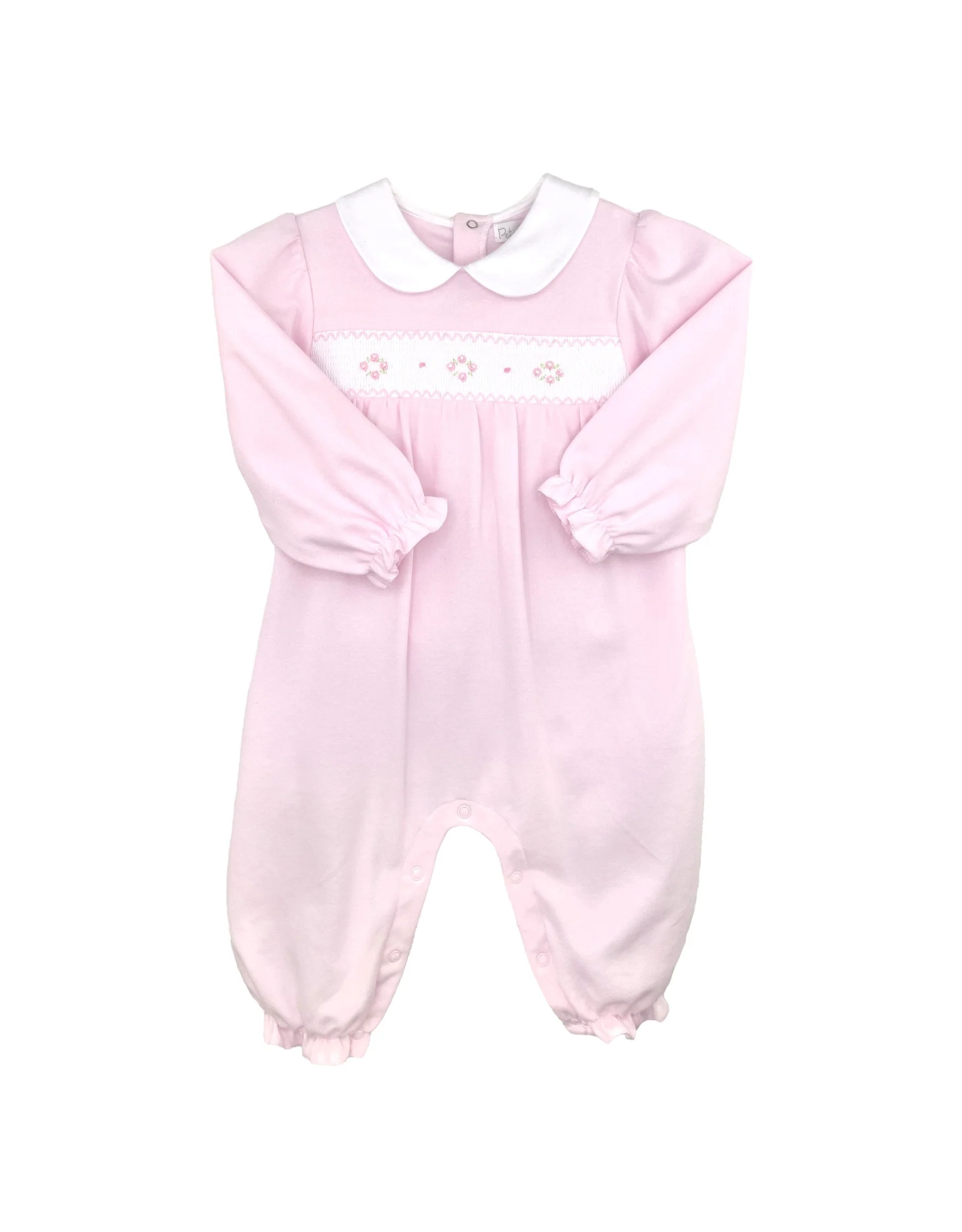Petit Ami Pink Smocked Knit Longall