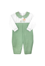Petit Ami Green Gingham Pumpkin Truck Longall