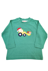 Luigi Green LS Tshirt, Front Loader/ Presents