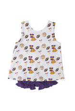 Cypress Row Varsity Purple Blaire Bow Back Set