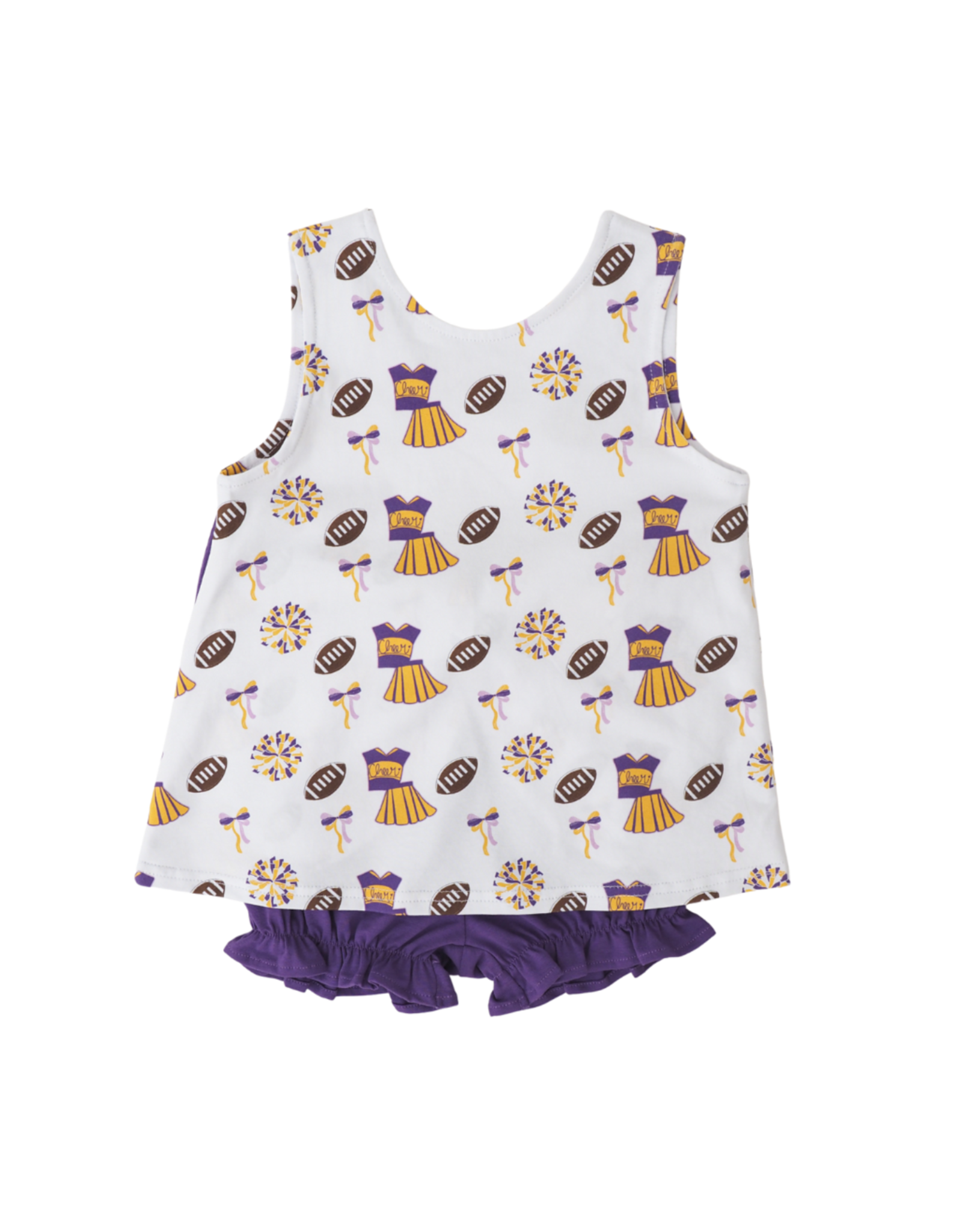 Cypress Row Varsity Purple Blaire Bow Back Set