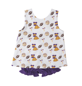 Cypress Row Varsity Purple Blaire Bow Back Set