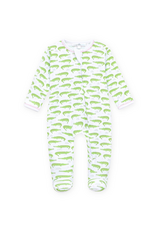Magnolia Baby Bayou Baby Print Zip Footie, Pink