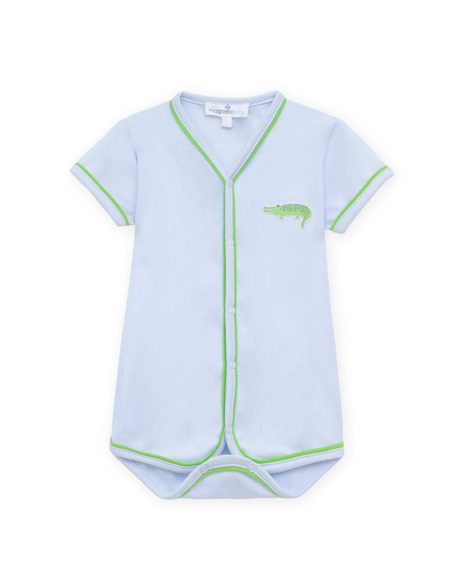 Magnolia Baby Bayou Baby Bodysuit, Light Blue