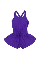 Blended Spirit Purple Athletic Butterfly Romper