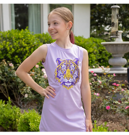 Blended Spirit Sequin Tiger Face Dress
