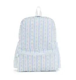 TRVL Design Backpacker Backpack Ribbon Floral Blue