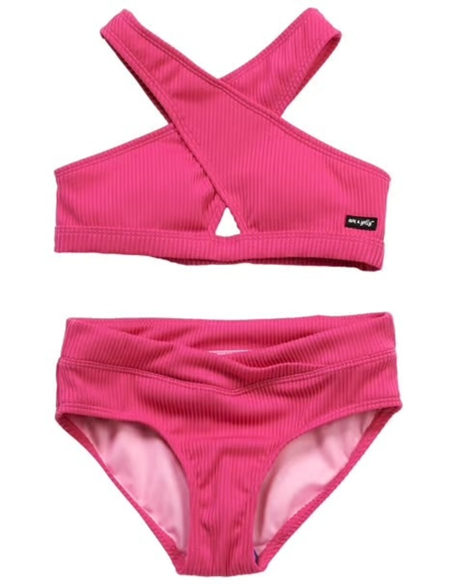 Ava & Yelly Fucshia 2 pc Swimsuit