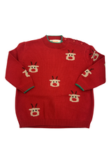 Luigi Red Rudolph Crewneck Sweater