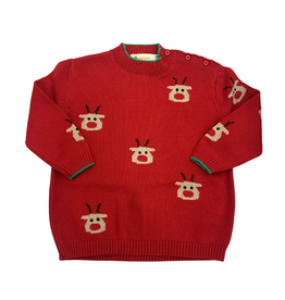 Luigi Red Rudolph Crewneck Sweater