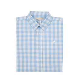 The Beaufort Bonnet Company Dean`s List Dress Shirt, Beale Street Blue Gingham