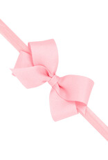 WeeOnes Mini Bow Headband Light Pink