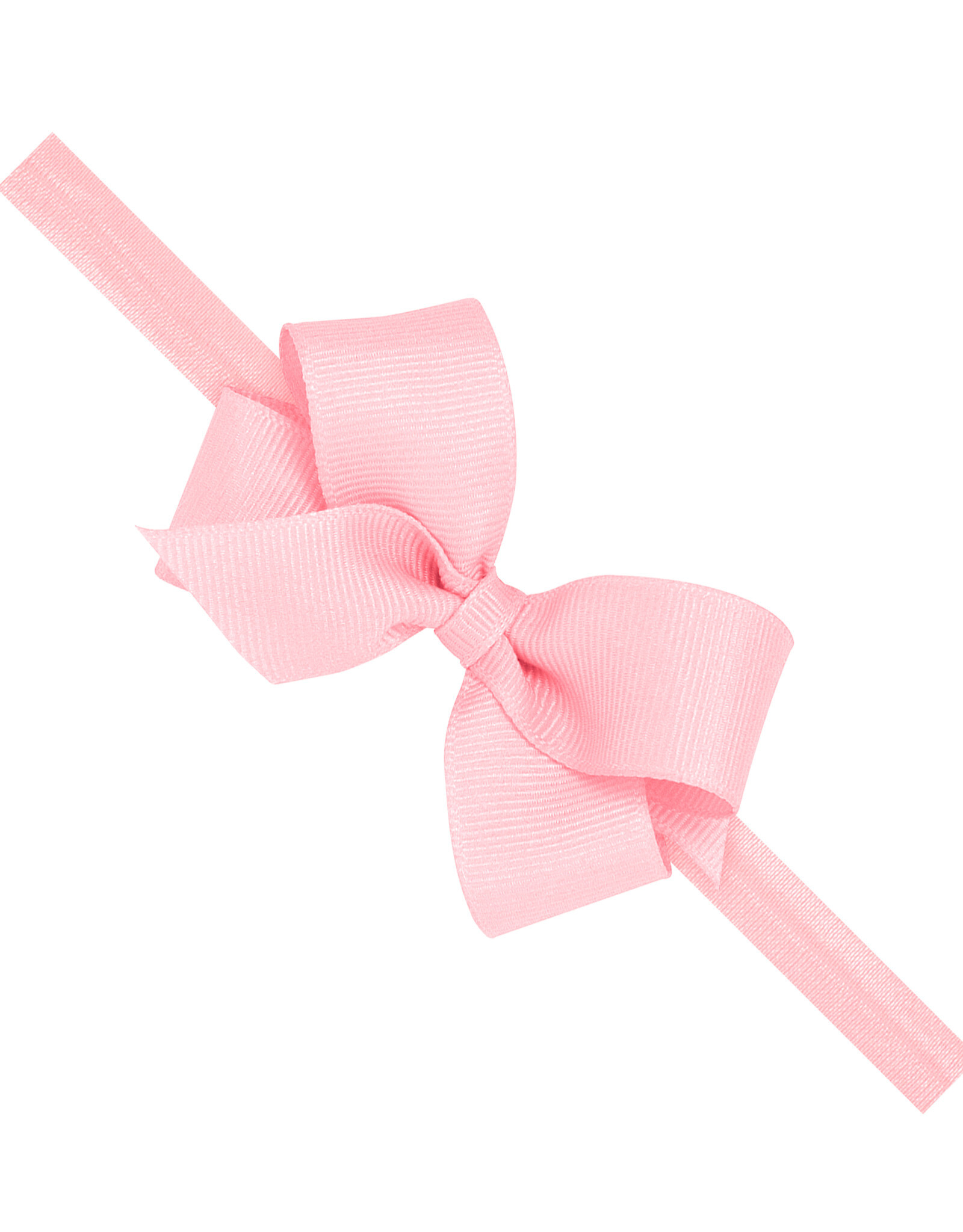 WeeOnes Mini Bow Headband Light Pink